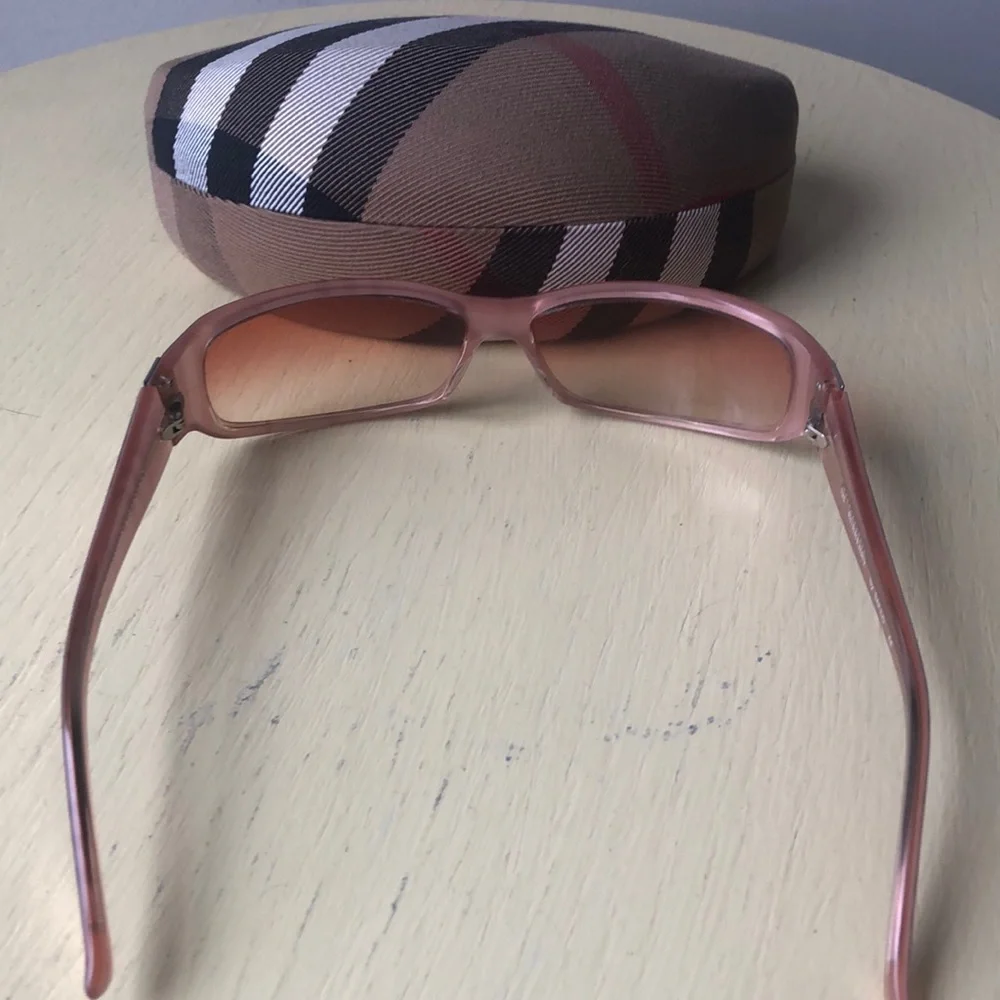 Burberry Pink Plaid Sunglasses - Picture 8 of 9